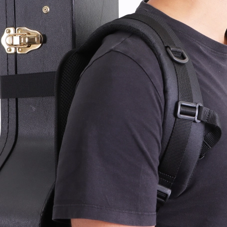  image 4 RVB-BH100 Hardshell Guitar Case Backpack Harness